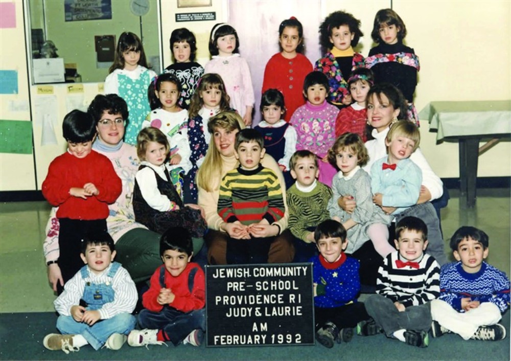 Judy Nagle and class in 1992.